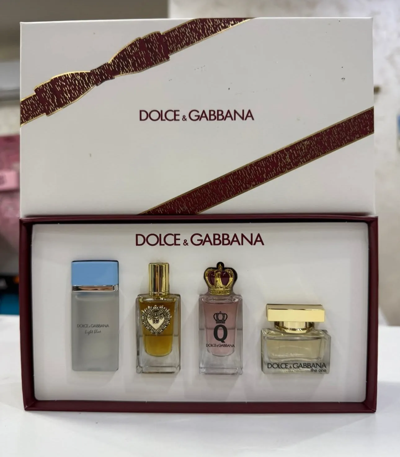 SET MINIATURE D&G 4X 5ML WOMAN